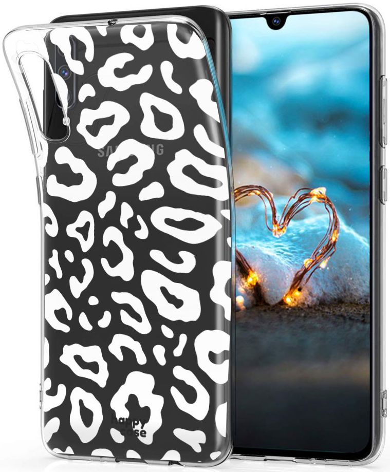 HappyCase Samsung Galaxy A70 Flexibel TPU Hoesje Luipaard Print afbeelding 2