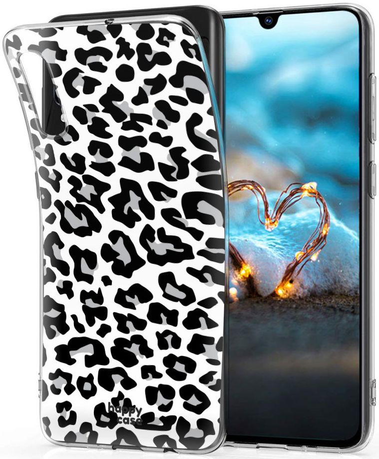 HappyCase Samsung Galaxy A70 Flexibel TPU Hoesje Panter Print afbeelding 2
