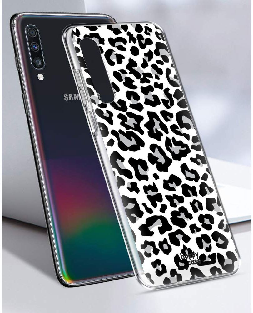 HappyCase Samsung Galaxy A70 Flexibel TPU Hoesje Panter Print afbeelding 4