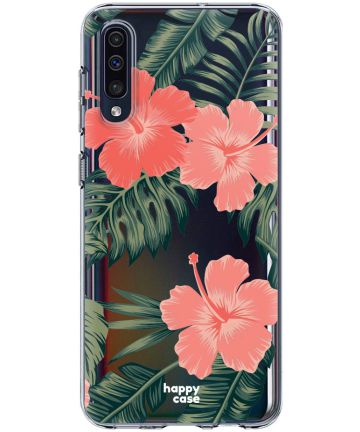 HappyCase Samsung Galaxy A50 Hoesje Flexibel TPU Tropic Vibe Print Hoesjes