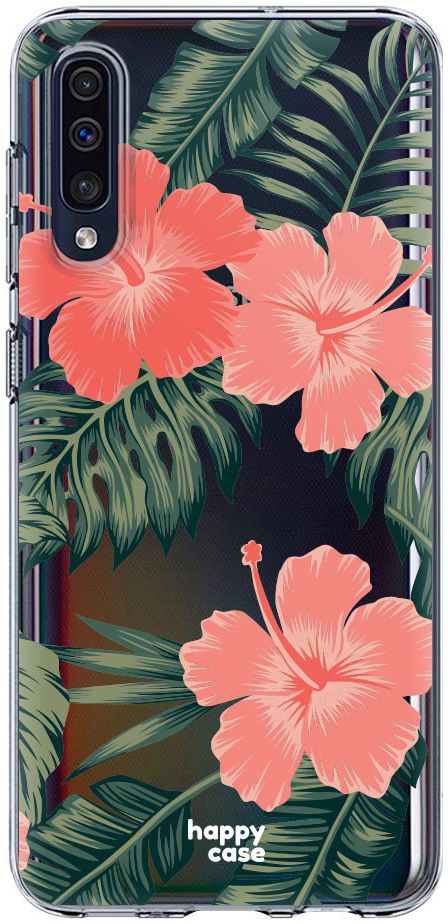 HappyCase Samsung Galaxy A50 Hoesje Flexibel TPU Tropic Vibe Print afbeelding 1