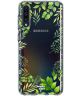 HappyCase Samsung Galaxy A50 Hoesje Flexibel TPU Leaves Print