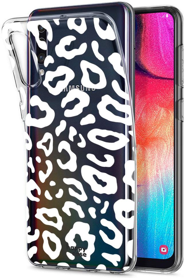 HappyCase Samsung Galaxy A50 Hoesje Flexibel TPU Luipaard Print afbeelding 2