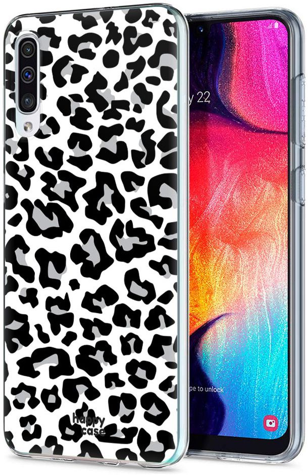 HappyCase Samsung Galaxy A50 Hoesje Flexibel TPU Panter Print afbeelding 2
