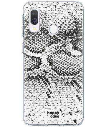 HappyCase Samsung Galaxy A40 Flexibel TPU Hoesje Slangen Print Hoesjes