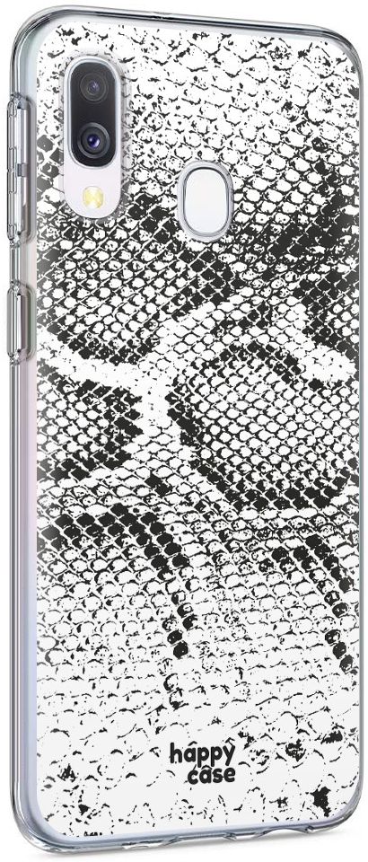 HappyCase Samsung Galaxy A40 Flexibel TPU Hoesje Slangen Print afbeelding 4