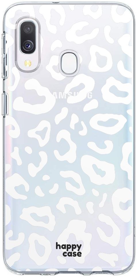HappyCase Samsung Galaxy A40 Flexibel TPU Hoesje Luipaard Print afbeelding 1