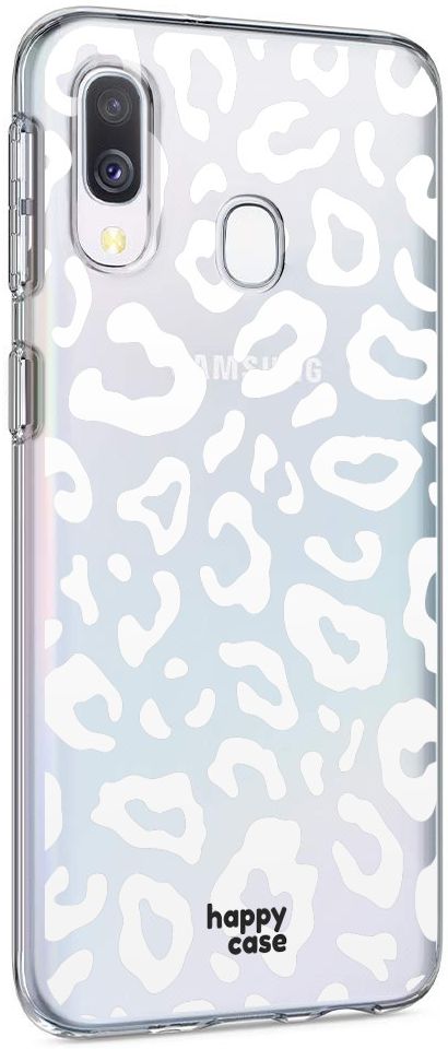 HappyCase Samsung Galaxy A40 Flexibel TPU Hoesje Luipaard Print afbeelding 11