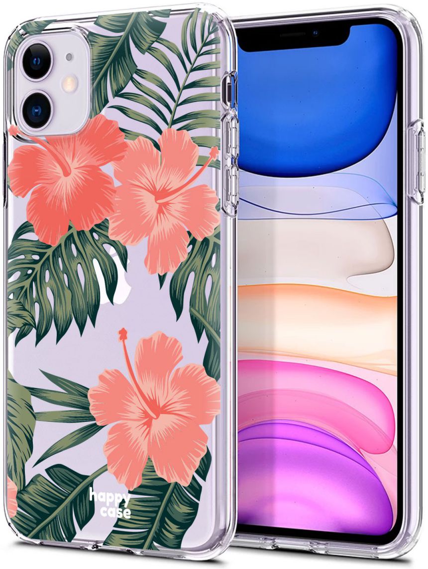HappyCase Apple iPhone 11 Hoesje Flexibel TPU Tropic Vibe Print afbeelding 4