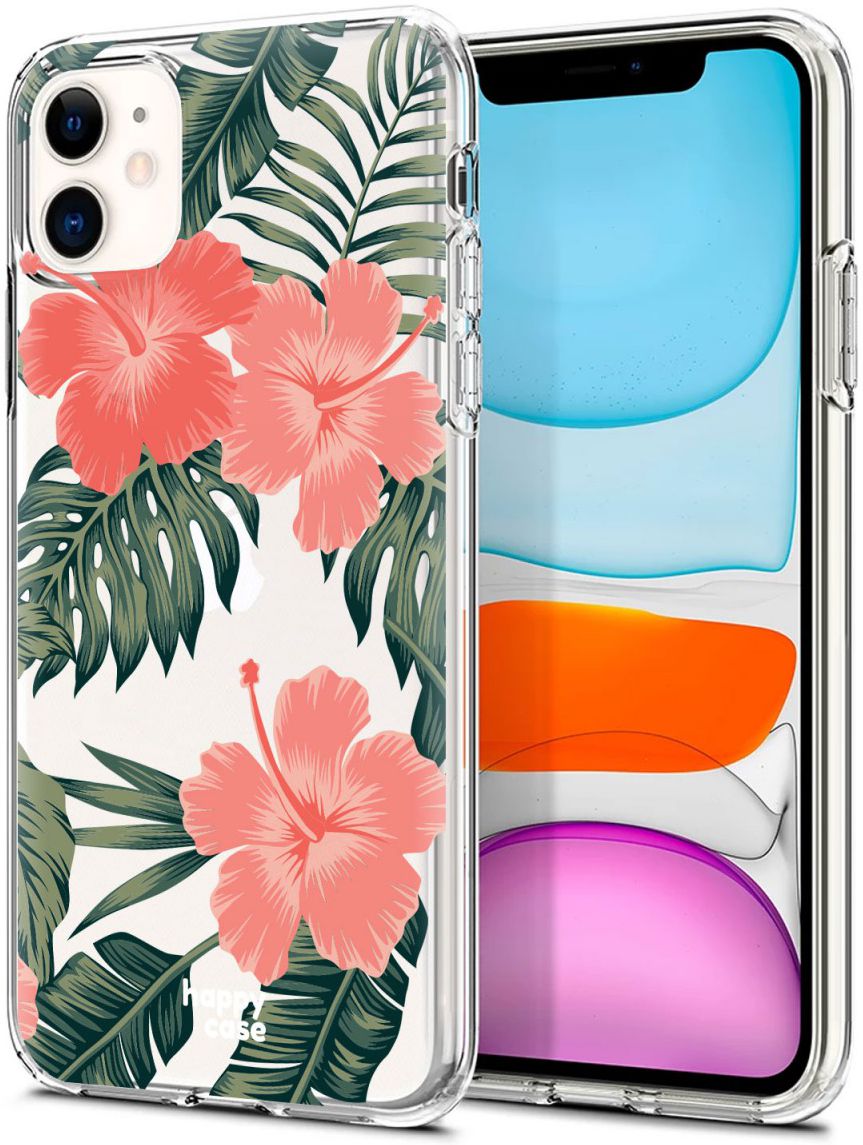 HappyCase Apple iPhone 11 Hoesje Flexibel TPU Tropic Vibe Print afbeelding 2
