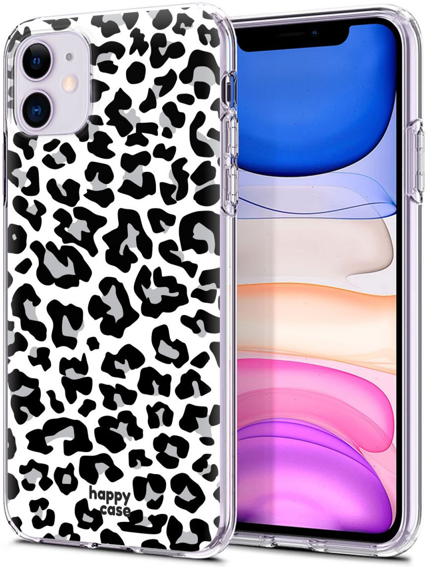HappyCase Apple iPhone 11 Hoesje Flexibel TPU Panter Print afbeelding 2