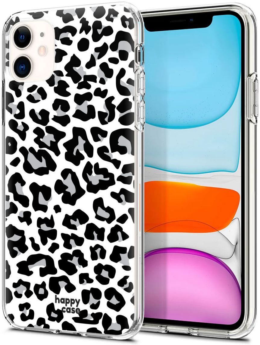 HappyCase Apple iPhone 11 Hoesje Flexibel TPU Panter Print afbeelding 3