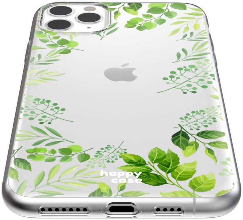 HappyCase iPhone 11 Pro Max Hoesje Flexibel TPU Leaves Print afbeelding 4