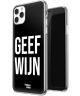 HappyCase iPhone 11 Pro Max Hoesje Flexibel TPU Geef Wijn Print