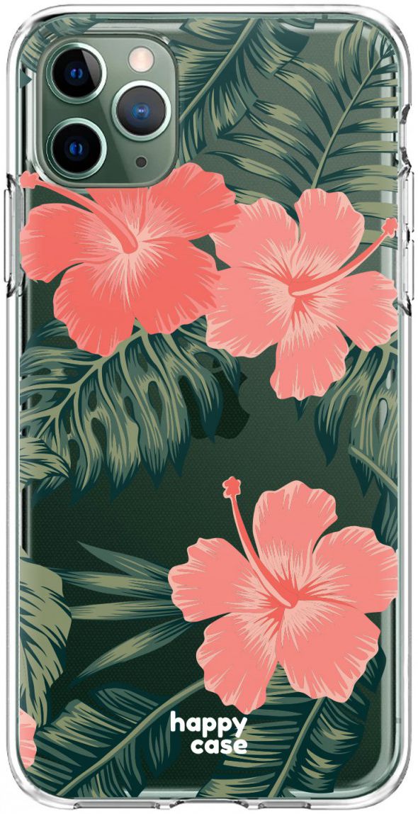HappyCase iPhone 11 Pro Hoesje Flexibel TPU Tropic Vibe Print afbeelding 1