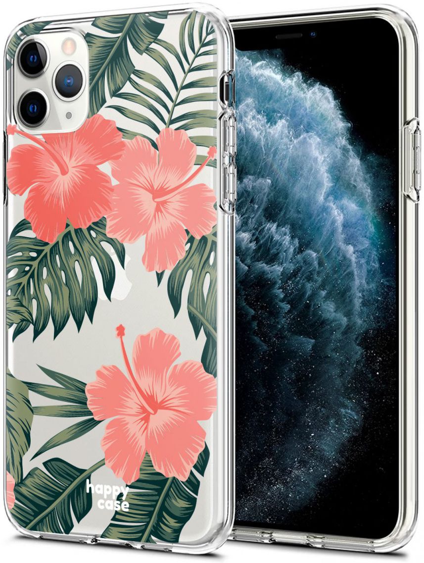 HappyCase iPhone 11 Pro Hoesje Flexibel TPU Tropic Vibe Print afbeelding 2