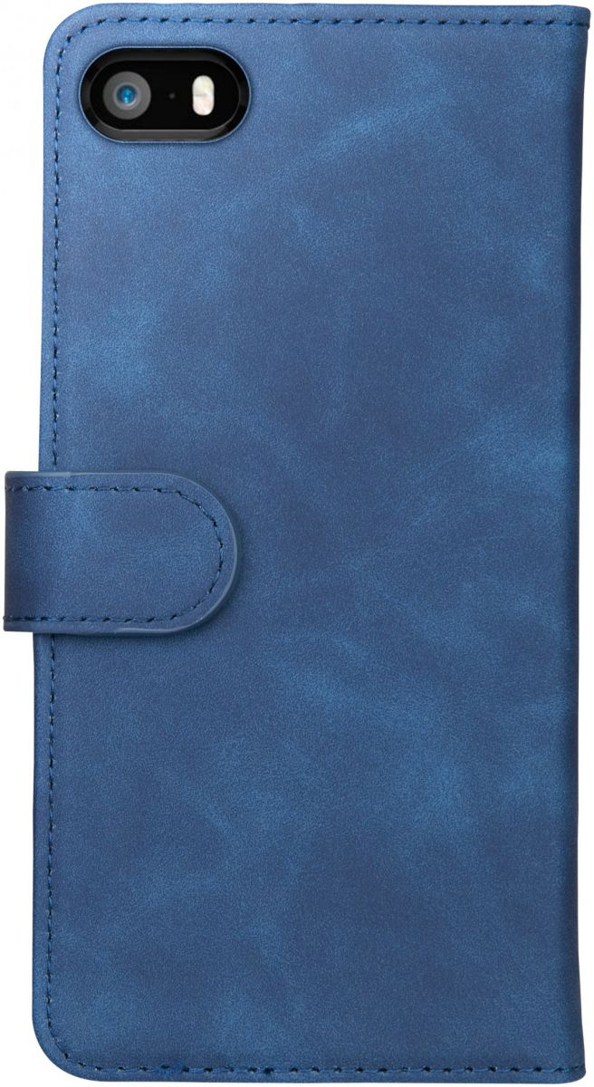 Rosso Element Apple iPhone 5/5S/SE Hoesje Book Cover Blauw afbeelding 4