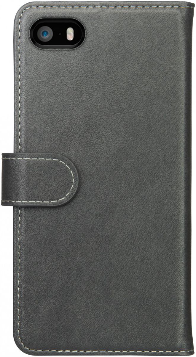 Rosso Element Apple iPhone 5/5S/SE Hoesje Book Cover Grijs afbeelding 5