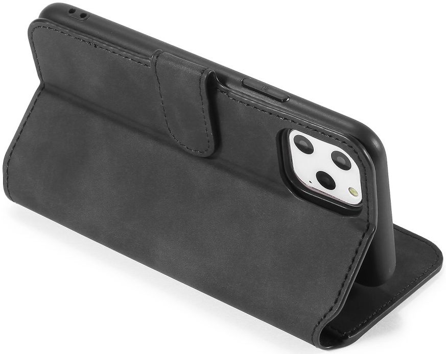 DG Ming Retro Portemonnee Apple iPhone 11 Pro Max Hoesje Zwart afbeelding 5