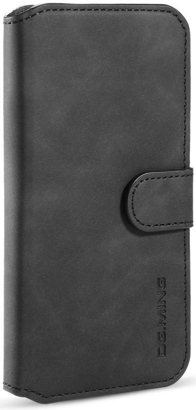 DG Ming Retro Portemonnee Apple iPhone 11 Pro Max Hoesje Zwart afbeelding 6