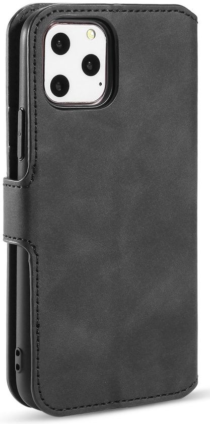DG Ming Retro Portemonnee Apple iPhone 11 Pro Max Hoesje Zwart afbeelding 7