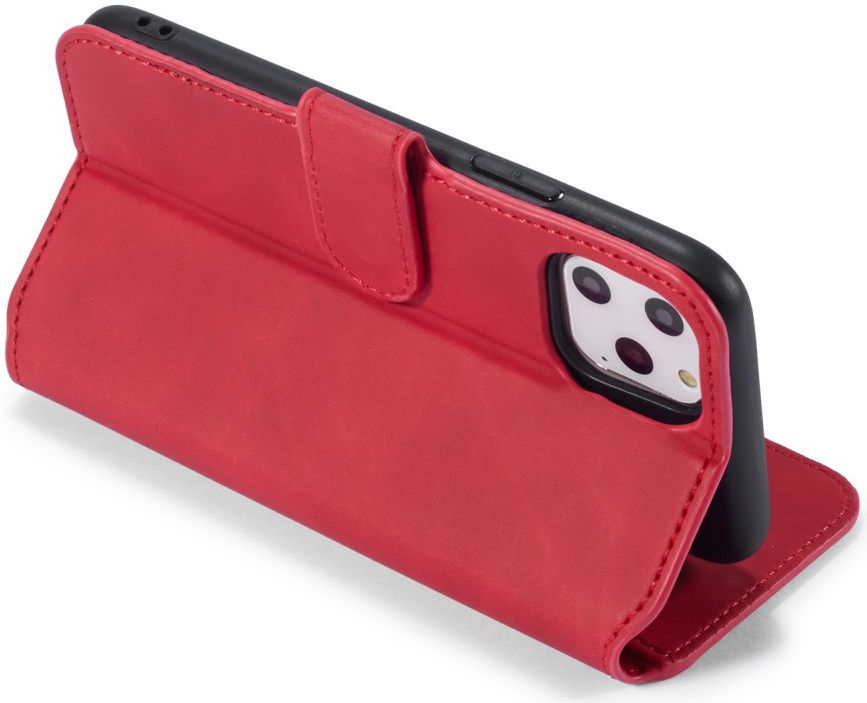 DG Ming Retro Portemonnee Apple iPhone 11 Pro Hoesje Rood afbeelding 5