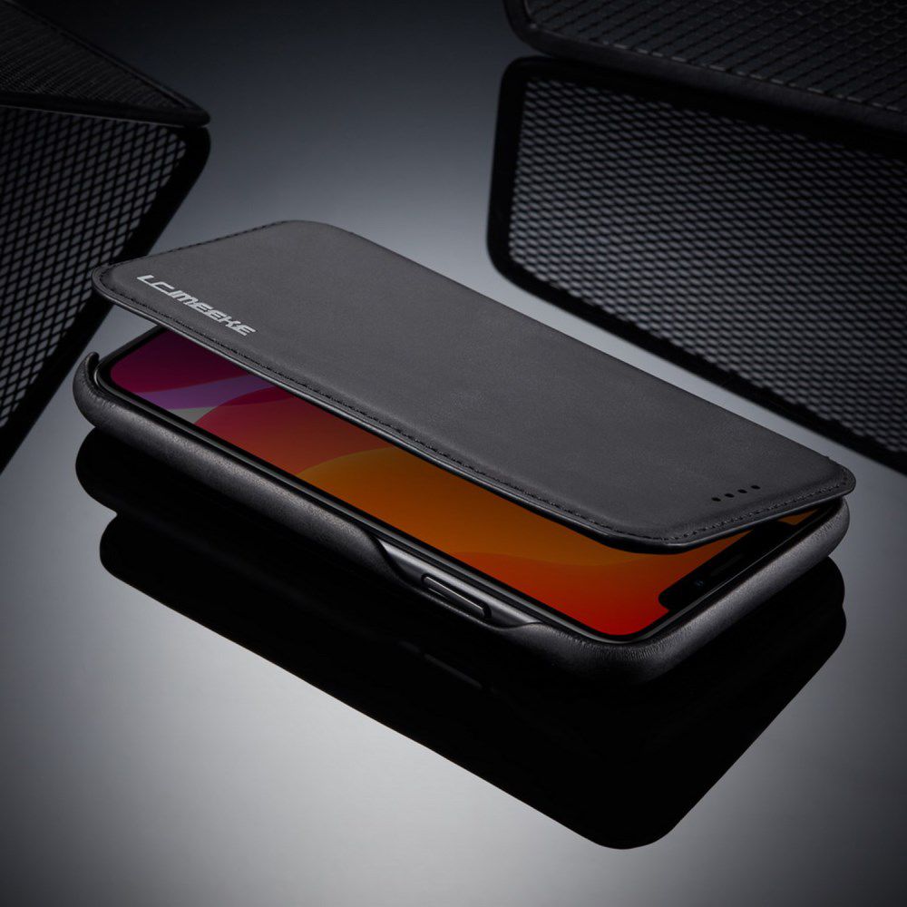 Apple iPhone 11 Retro Portemonnee Bookcase Hoesje Zwart afbeelding 12