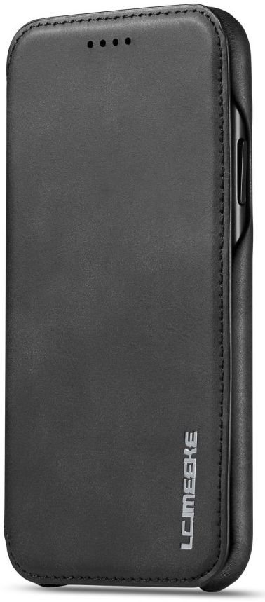 Apple iPhone 11 Retro Portemonnee Bookcase Hoesje Zwart afbeelding 3