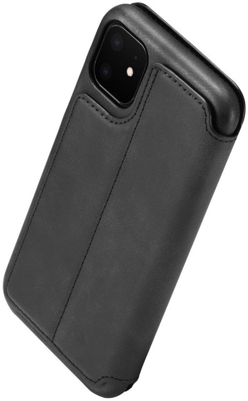 Apple iPhone 11 Retro Portemonnee Bookcase Hoesje Zwart afbeelding 6