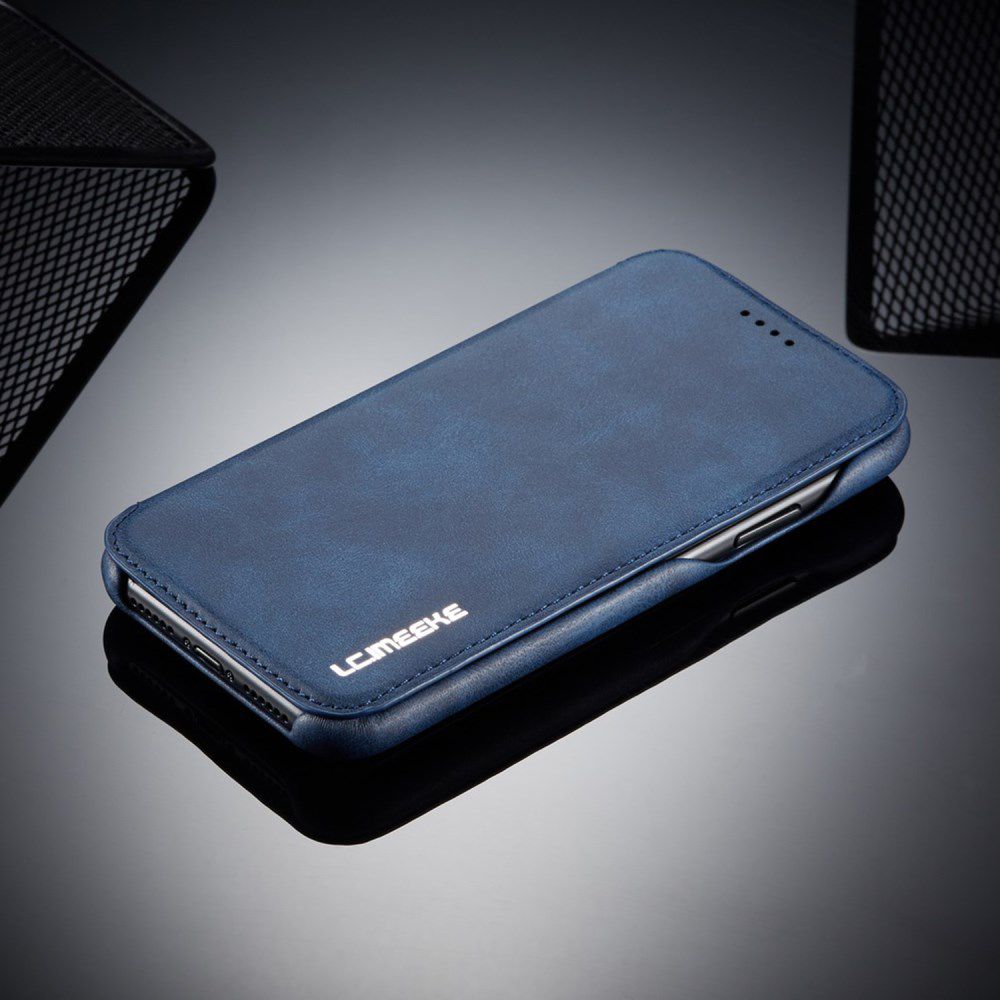 Apple iPhone 11 Retro Portemonnee Bookcase Hoesje Blauw afbeelding 10