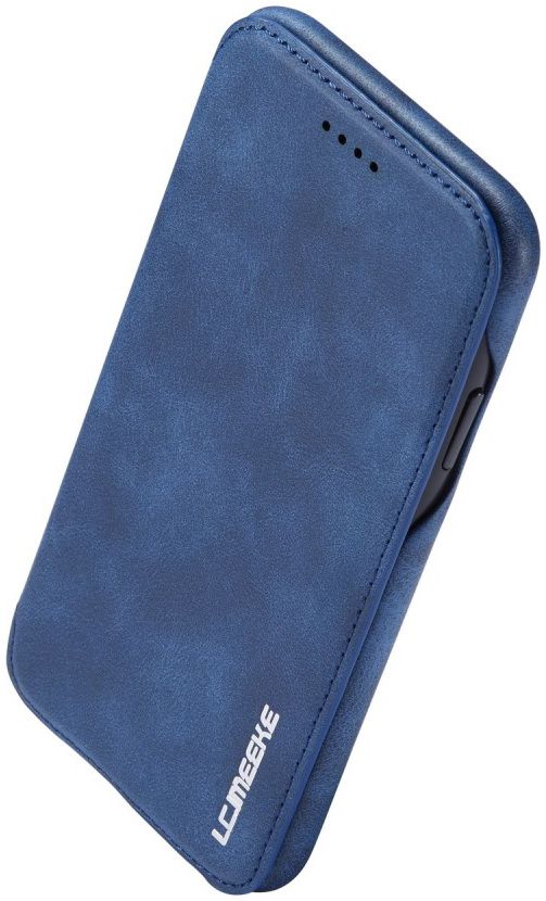 Apple iPhone 11 Retro Portemonnee Bookcase Hoesje Blauw afbeelding 5
