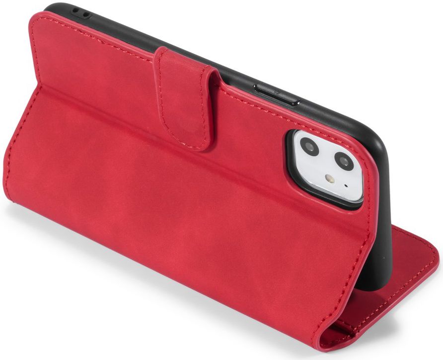 DG Ming Retro Portemonnee Apple iPhone 11 Hoesje Rood afbeelding 5