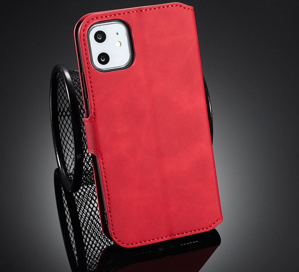 DG Ming Retro Portemonnee Apple iPhone 11 Hoesje Rood afbeelding 9