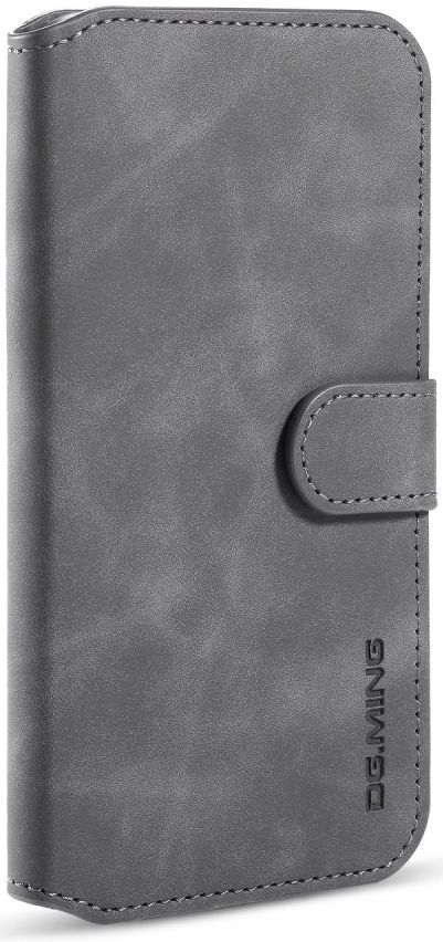 DG Ming Retro Portemonnee Apple iPhone 11 Hoesje Grijs afbeelding 6