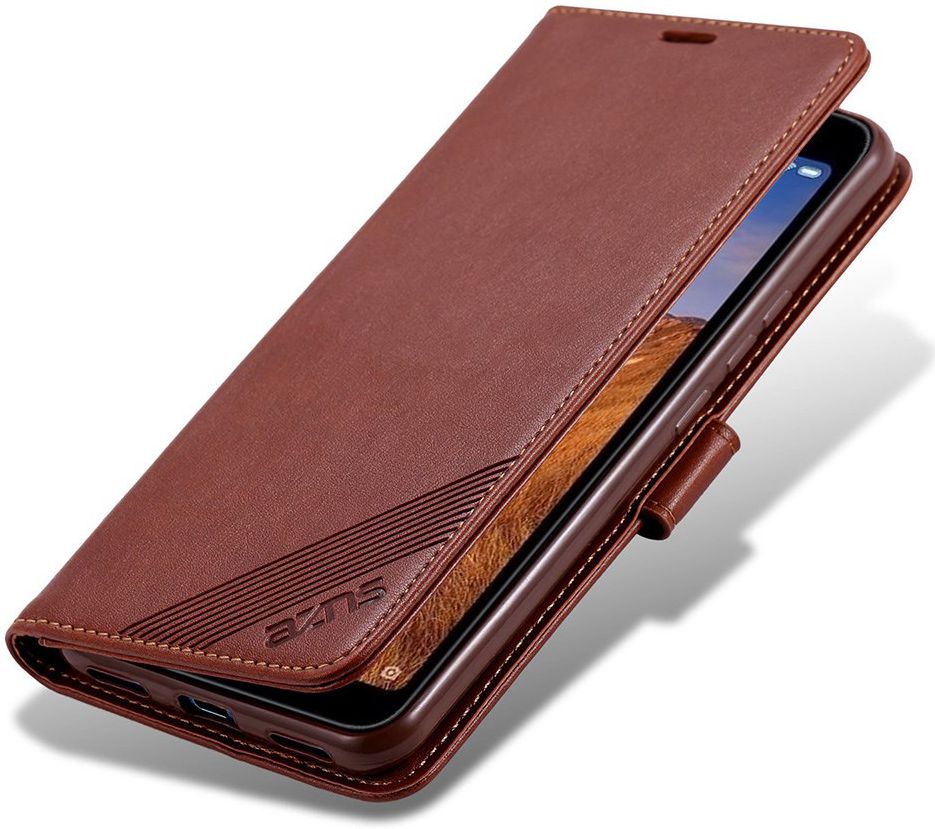 AZNS Portemonnee Xiaomi Redmi 7A Hoesje Bruin afbeelding 1