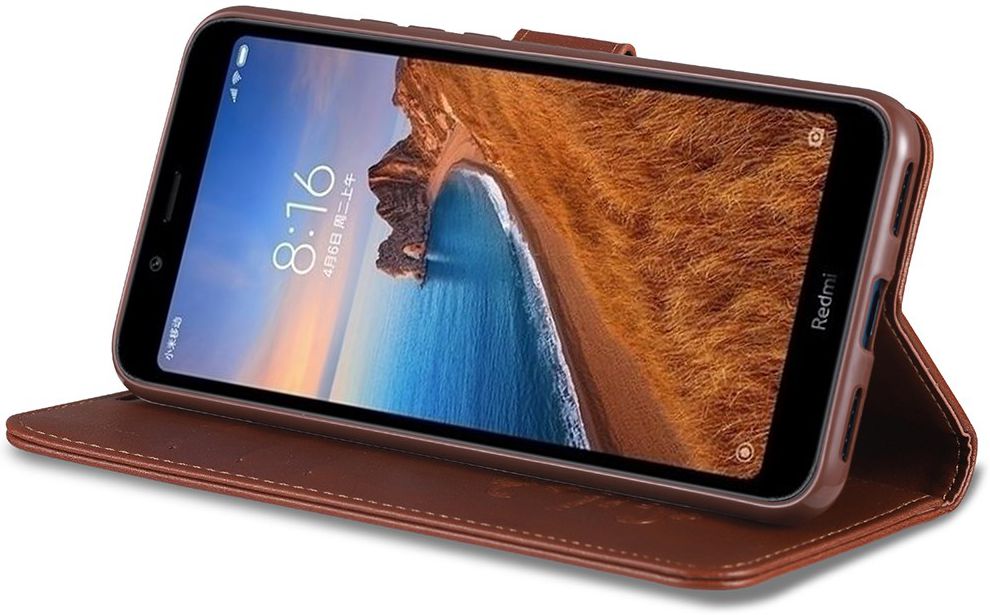 AZNS Portemonnee Xiaomi Redmi 7A Hoesje Bruin afbeelding 7