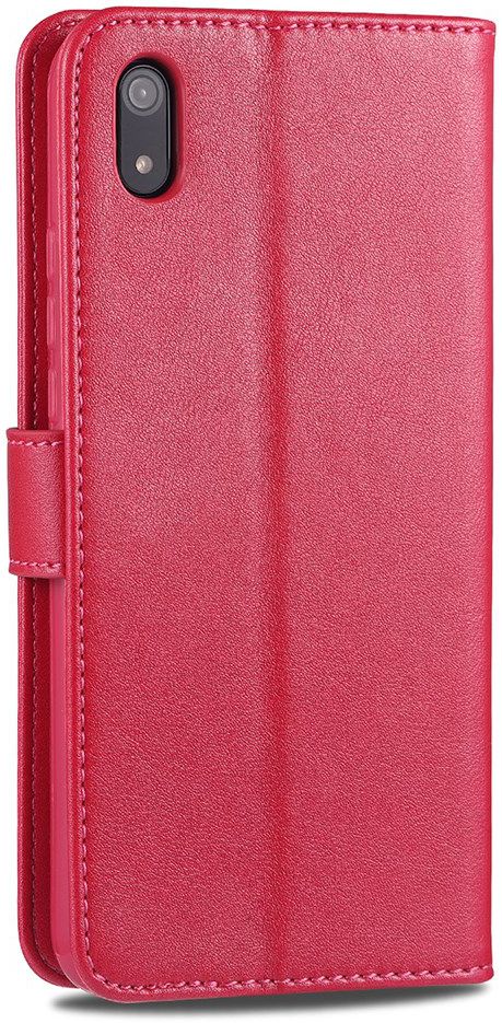 AZNS Portemonnee Xiaomi Redmi 7A Hoesje Rood afbeelding 3