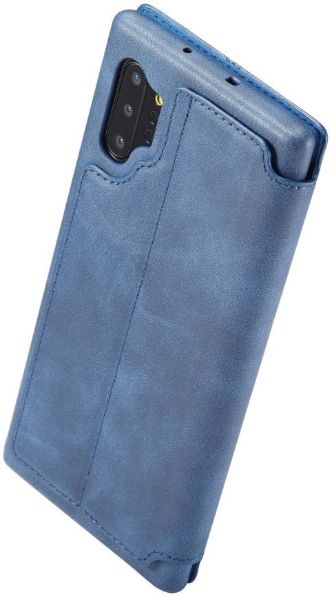 Samsung Galaxy Note 10 Plus Retro Portemonnee Bookcase Hoesje Blauw afbeelding 6