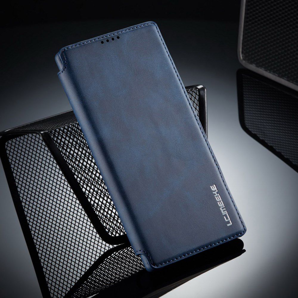 Samsung Galaxy Note 10 Plus Retro Portemonnee Bookcase Hoesje Blauw afbeelding 9