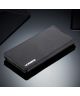 Samsung Galaxy Note 10 Plus Retro Portemonnee Bookcase Hoesje Zwart