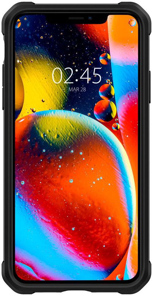 Spigen Gauntlet Apple iPhone 11 Pro Max Hoesje Carbon Zwart afbeelding 4