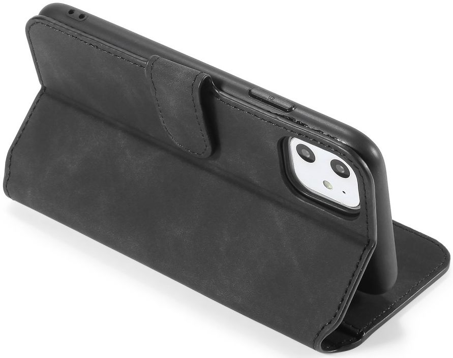 DG Ming Retro Portemonnee Apple iPhone 11 Hoesje Zwart afbeelding 7