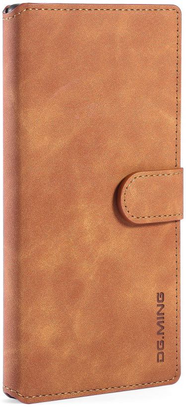 DG Ming Retro Portemonnee Samsung Galaxy Note 10 Plus Hoesje Bruin afbeelding 7