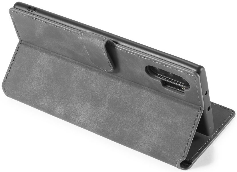 DG Ming Retro Portemonnee Samsung Galaxy Note 10 Plus Hoesje Grijs afbeelding 6