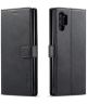 Samsung Galaxy Note 10 Plus Portemonnee Flip Bookcase Hoesje Zwart