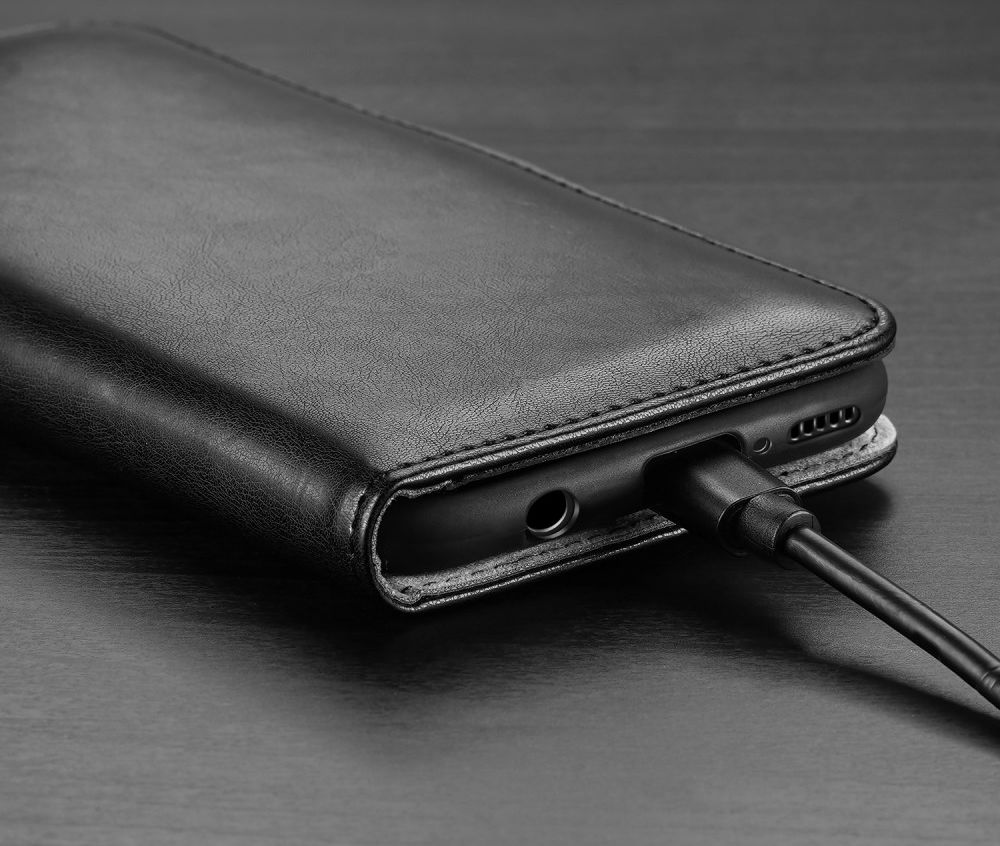 Dux Ducis Kado Series Samsung Galaxy A40 Portemonnee Hoesje Zwart afbeelding 10