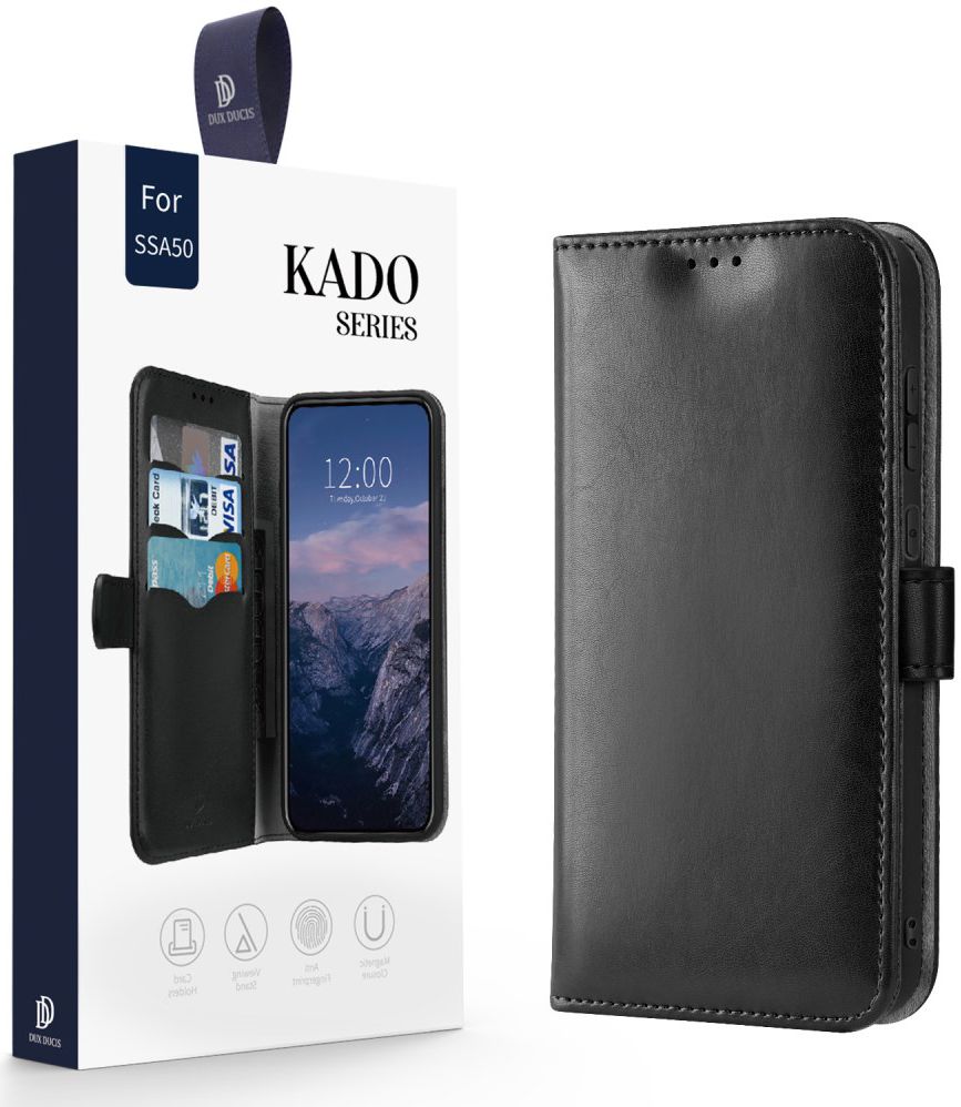 Dux Ducis Kado Series Samsung Galaxy A50 Book Case Hoesje Wallet Zwart afbeelding 3