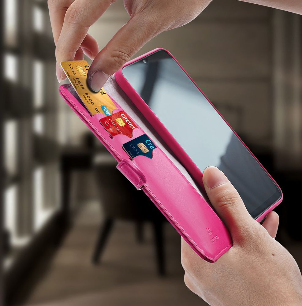 Dux Ducis Kado Series Samsung Galaxy A20E Portemonnee Hoesje Roze afbeelding 4