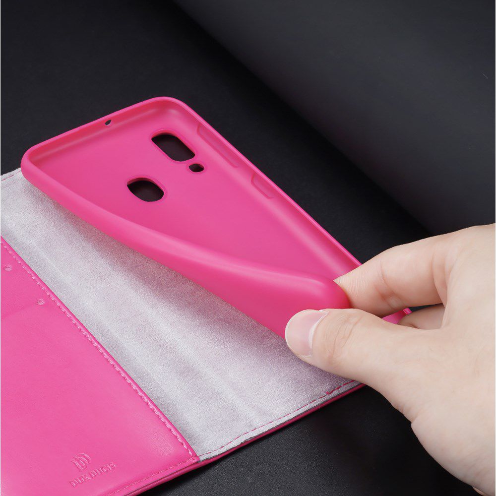 Dux Ducis Kado Series Samsung Galaxy A20E Portemonnee Hoesje Roze afbeelding 7