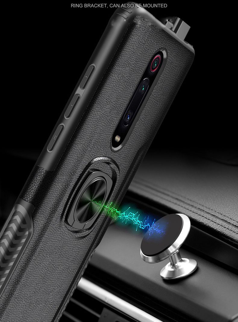 Xiaomi Mi 9T Hybride Hoesje met Kickstand Zwart afbeelding 14